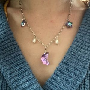 Handmade celestial necklace